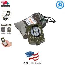 Military Compass,AF-4580 Lensatic Sighting, Waterproof and Shakeproof with Ma...