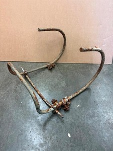 Vintage Harley-Davidson Rear Bumper Guard Crash Bar Old School Chopper 40s–50s