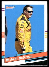 Michael McDowell 2024 Donruss #157 NASCAR READ FREE SHIPPING AutographDen