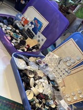 Über 3,3 Kilo: Vintage Retro Knöpfe Konvolut Seltene Unikate Teils aus USA