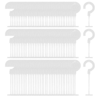 Tenare 3000 Pieces Plastic J Hook Fasteners Hanging Clothing J Hook Tag Faste...
