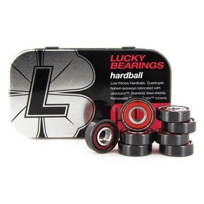 Lucky Skate Bearings 8mm Skateboard Bearings - Hardball