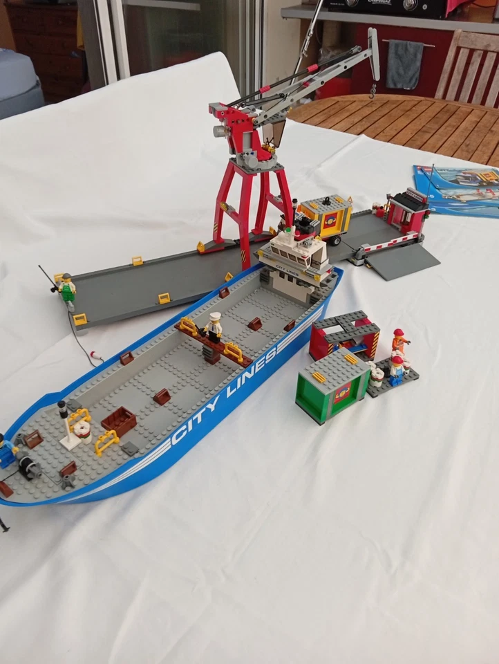 lego vintage7994 rare annee2007 port de la ville - Photo 2/4