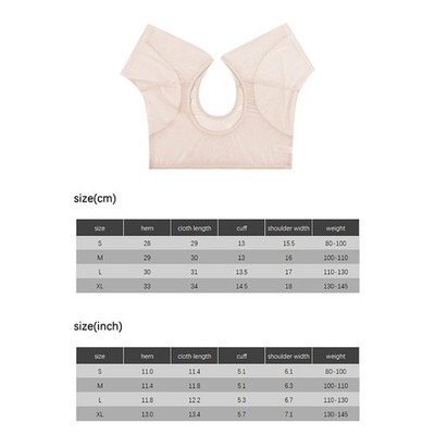 Underarm Sweat Pads Sweatproof Undershirt For Women Sweat-proof Armpit