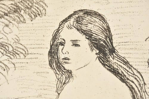 N52A01- Pierre-Auguste Renoir (1841-1919) Weichgrundätzung Femme nue assise - Bild 7 von 12