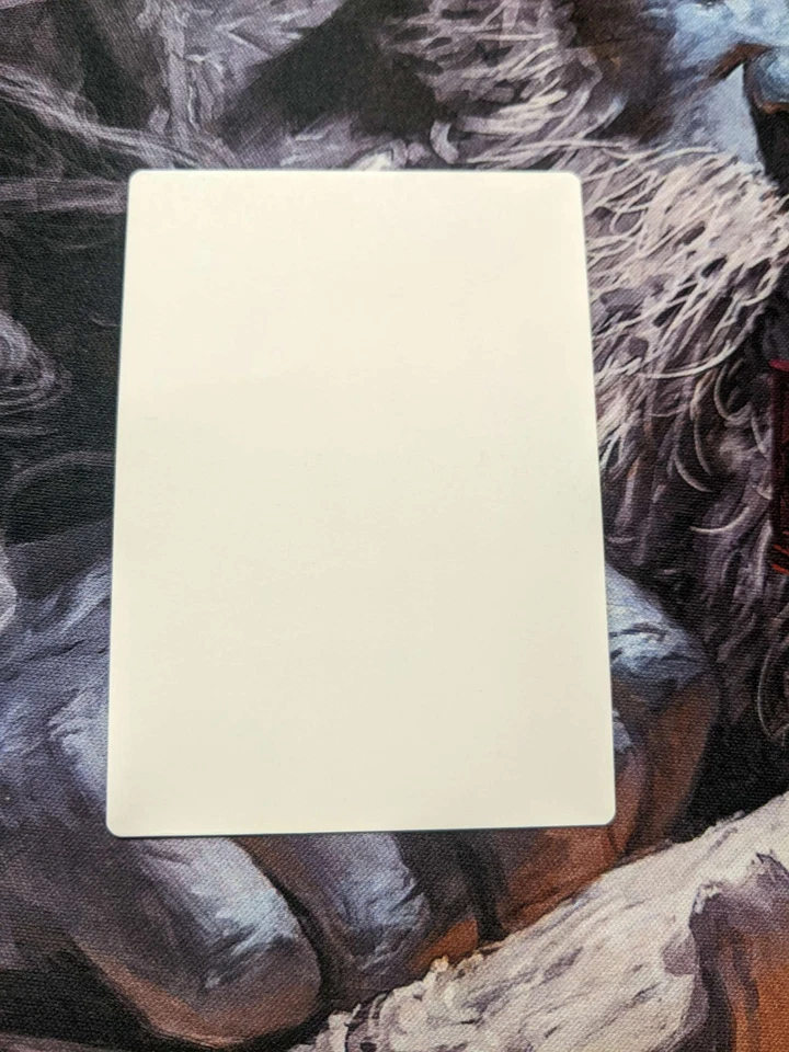 Legends Italian MTG Livonya Silone NFC miscut white back test print Make ready  - Image 2 of 2