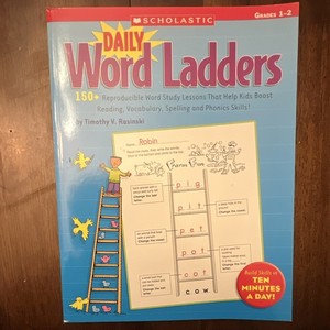 Word Ladders Grades 1-2 Rasinski PB Reproducible 2001-Scholastic