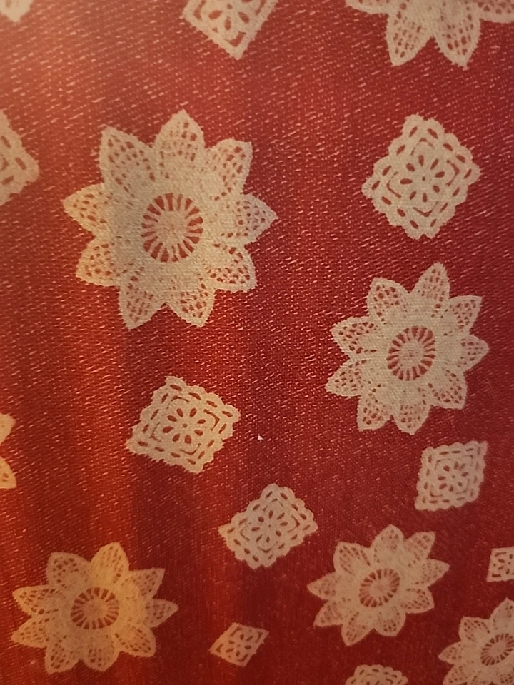 De colección MCM Retro Floral Plegable De Pie Tejido Artesanal Coser Hilo Cesta Soporte Foto 4 de 4