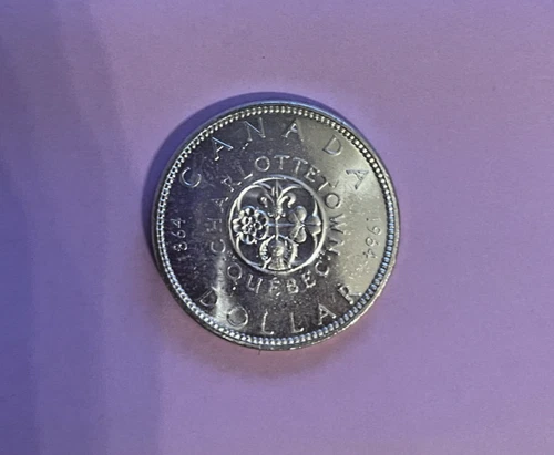 1964 CANADIAN SILVER DOLLAR   UNCIRCULATED