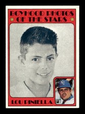 1972 Topps #491 Lou Pinella KP Royals EX-MT+ *F7