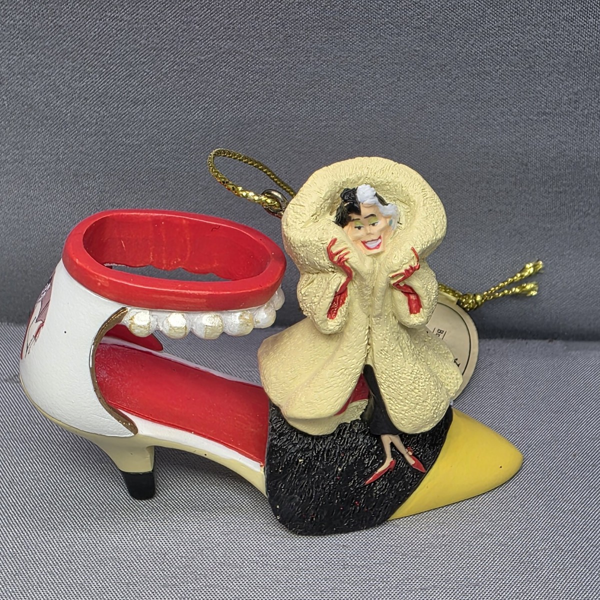 Disney Villains Bradford Shoe Ornament Cruella De Vil 