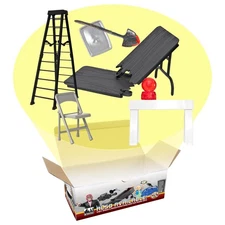 ULTIMATE 6 Piece Accessory Pack for WWE & AEW Wrestling Action Figures