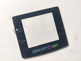 GBC Game Boy Color Glass Screen Lens Black Color