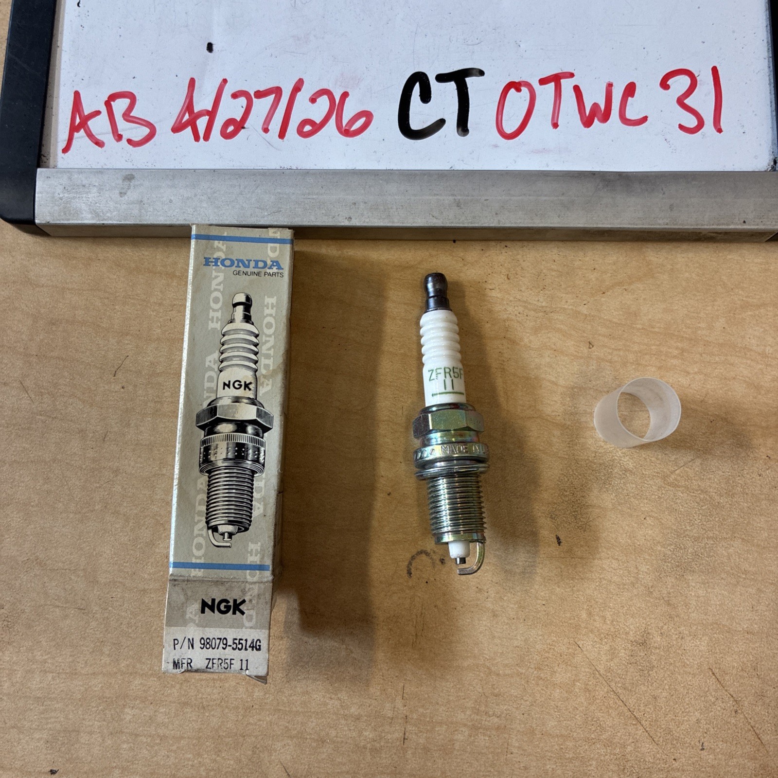 NGK ZFR5F-11 V-Power Spark Plug Honda Genuine Part - Select Chrysler/Honda Prod