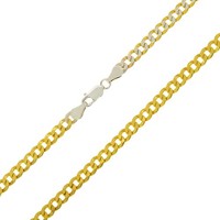 Vergoldete Sterling Silber Kette Halskette