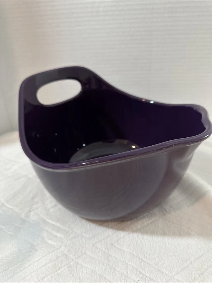 Rachael Ray 1 & 2 Quart Mixing Bowl SET with Pour Spout and Handle Plum Purple - Image 3 of 4