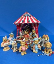 Cherished Teddies CIRCUS with 11 Figurines and Circus Big Top Background