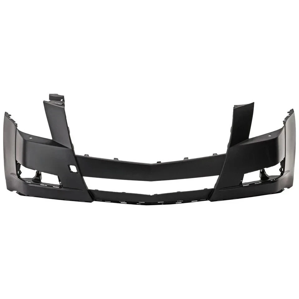 Front Bumper Cover Fascia & Head Light Assembly Pair For 2008-2014 Cadillac CTS - Image 4 of 4