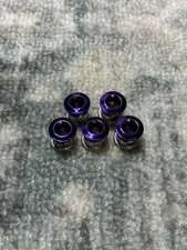 Chainring Bolts Single Speed 5 Bolts  Old School Bmx Candy Purple