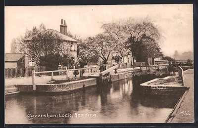 Reading, Caversham Lock, Ansichtskarte 