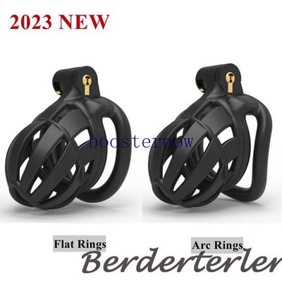 2023 Small Short Cage Male Lock 3D Print Breathable Chastity Cage 2 Type Of Ring