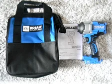 NEW KOBALT KIW4024B-03 24-volt Max 24V 1/2-in Brushless Impact Wrench W/Tool Bag
