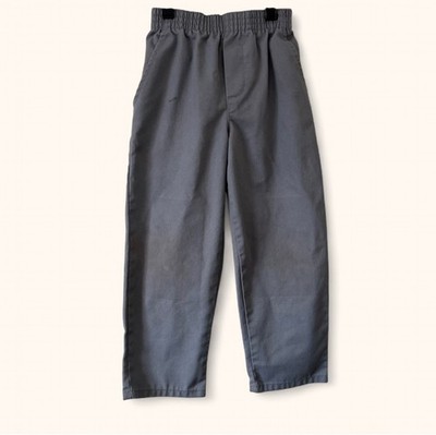 Boys Size 5 Tom Sawyer Elderwear Pull On Twill Straight Leg Prep School Pants