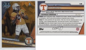 2023 Bowman U Chrome Sapphire Edition Gold /50 Joe Milton III Joe Milton #148