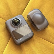 DJI Osmo 360 Action Camera Gray Touch Screen with Lens Cap  Lightly Used