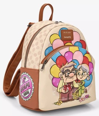 Loungefly Up Balloon Couple Carl and Ellie Backpack EXCLUSIVE DROP: Loungefly Disney Pixar Up Carl & Ellie  main image 4
