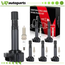 6 For 2016 2017 2018 Acura RDX 3.5L V6 Ignition Coil & Spark Plug
