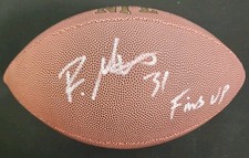 Raheem Mostert Signed Auto Wilson NFL Football Miami Dolphins JSA AS72395