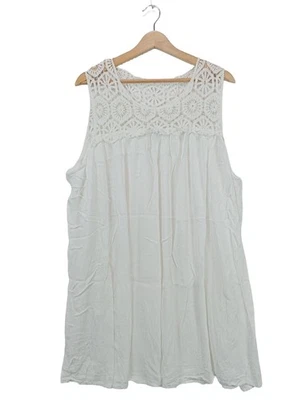 GINA BENOTTI Vestido de Verano Mujeres Vestido Talla EU 52 blanco look casual - Imagen 1 de 4