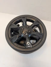 Zoe Double Stroller Front Wheel Tire Replacement Part Black