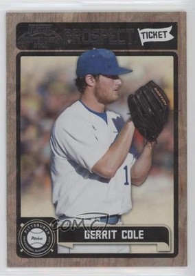 2011 Playoff Contenders Prospect Tickets Crystal Collection /299 Gerrit Cole 1j2