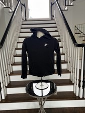 Nike Sweatshirt Youth Large Black Club Fleece Hoodie Sweater Boys Kids