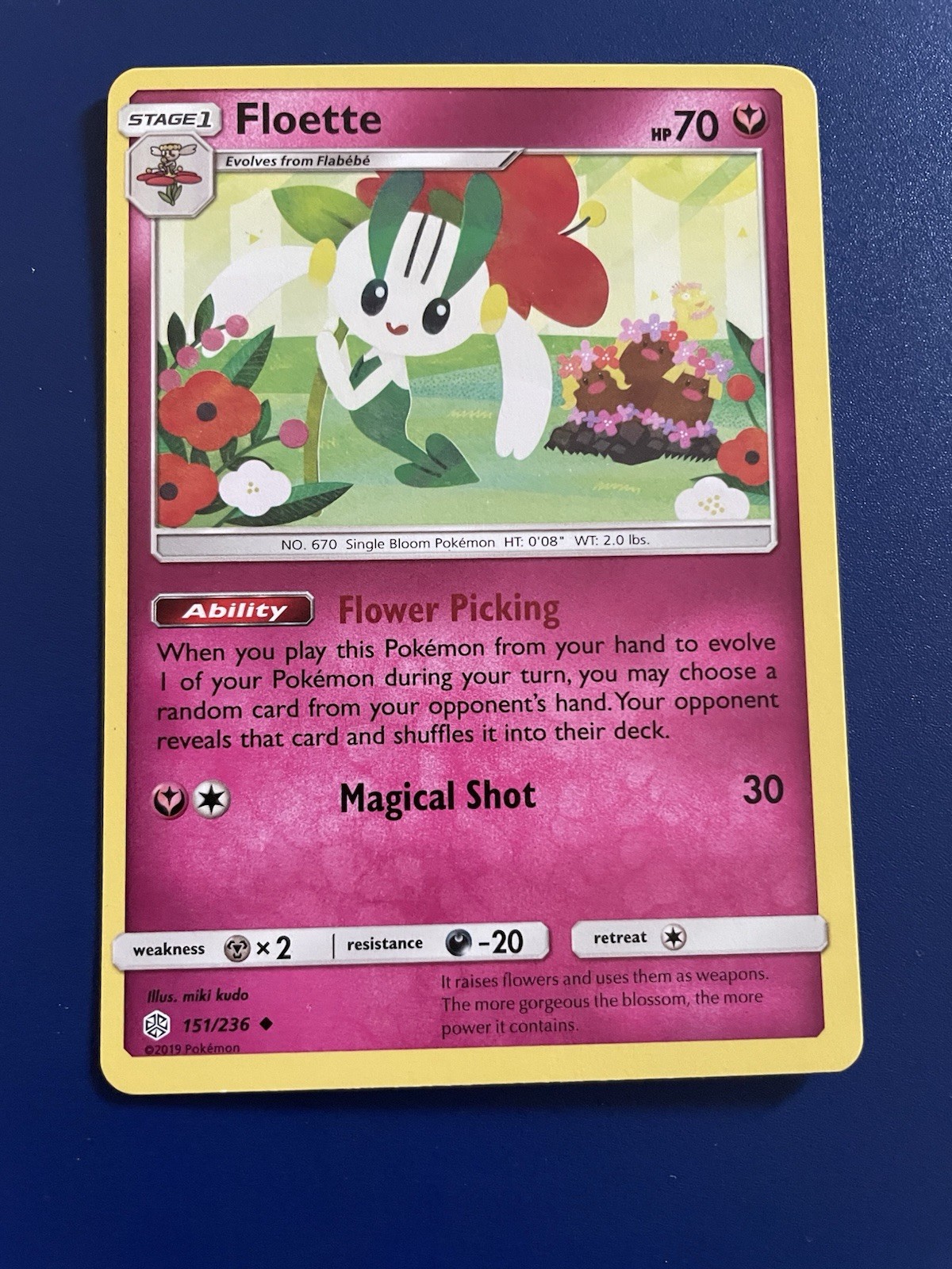 Floette Uncommon SM - Cosmic Eclipse 151/236 NM