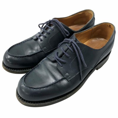 靴 J.M WESTON 641GOLF 5/B BLACK Men's Black Leather Golf Derby – J.M. Weston