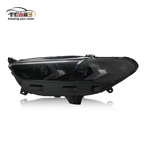 Full LED Headlights For Ford Fusion 2013-2016 Halogen Upgraded W/Red Demon Eyes - Picture 20 of 24