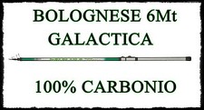 canna galactica bolognese 6 metri carbonio pesca passata fiume porto mare lago