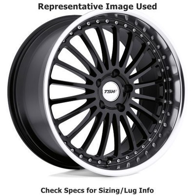 TSW 2085SIL355120B76 Silverstone 20''x8.5'' Wheel, Gloss Black with Mirror Cut Lip