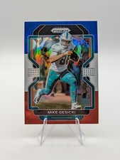 Mike Gesicki 2021 Panini Prizm Red White & Blue Prizm #106 Dolphins