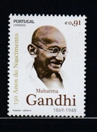 165.PORTUGAL 2019 Sello Mahatma Gandhi. MNH - Imagen 1 de 1