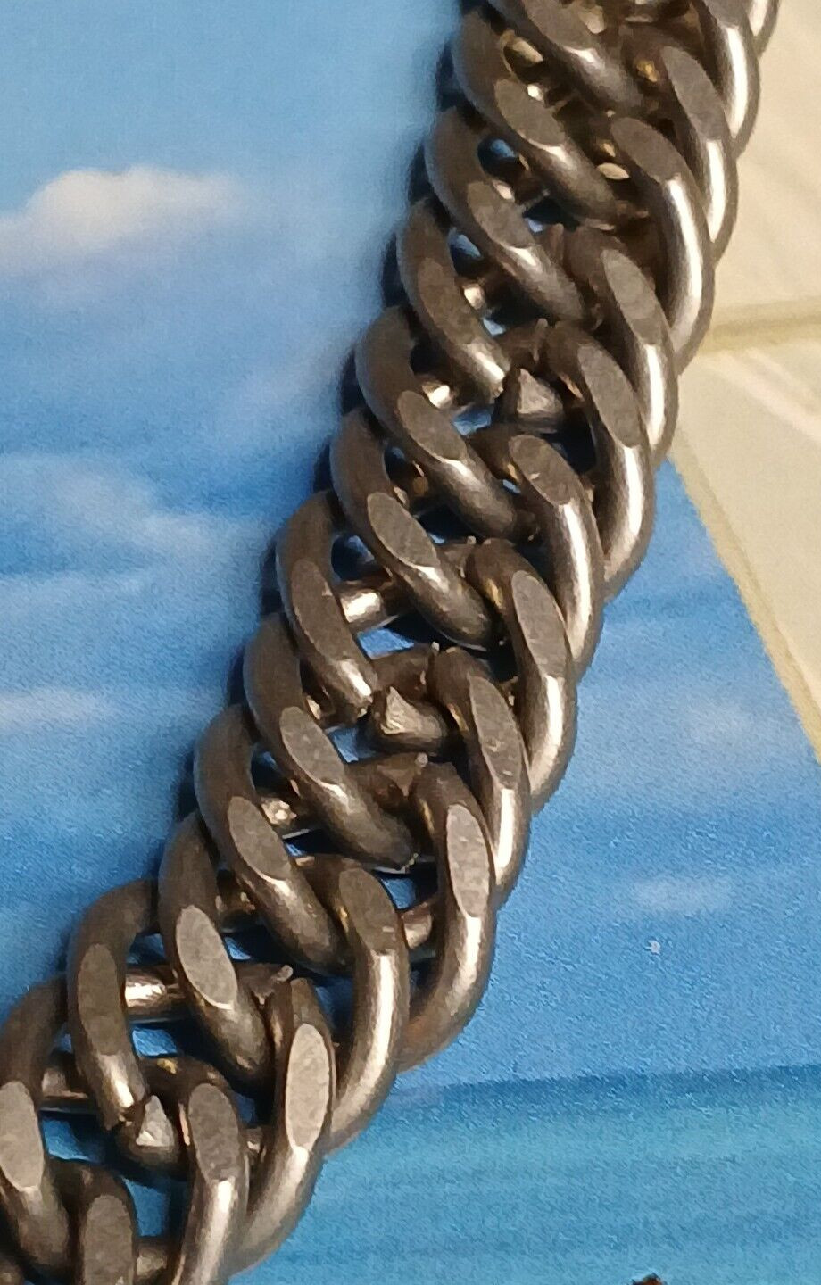 American Eagle Thick Silver Tone Statement Chain … - image 7