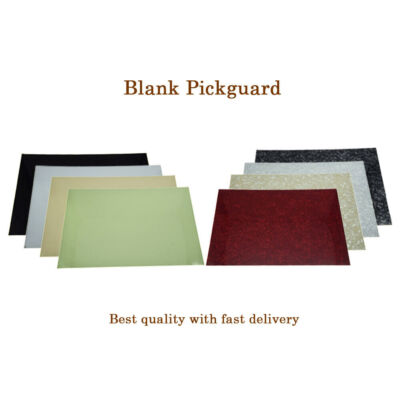 KAISH 29x43cm Blank Pick Guard Scratch Plate Material Sheet Various Colors