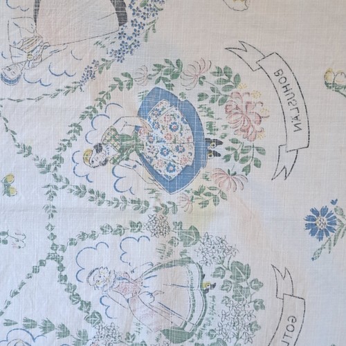 Vintage Almedahls Printed set of Tea Towels Folk Province Women Costume Sweden - Picture 14 of 23