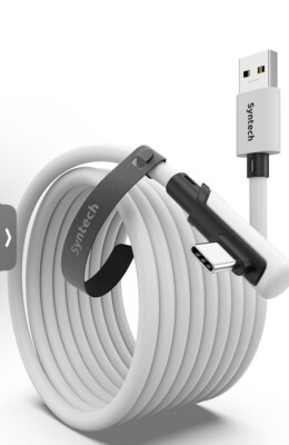  Link Cable 16 FT Compatible with Quest2/Pico 4 Accessories and PC/Steam VR, 