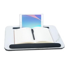 Lap Desk Portable Laptop Desk Fits Up to 16  Laptops with Tablet Slot Built-i...