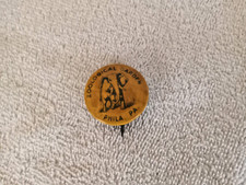 VINTAGE CELLULOID ZOOLOGICAL GARDEN PHILA. PA. ADVERTISING PINBACK BUTTON