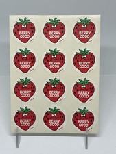 Vintage Trend Berry Good Strawberry Scratch  N Sniff Stickers - Glossy